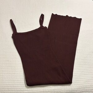 Zara Knit Open Back Midi Dress